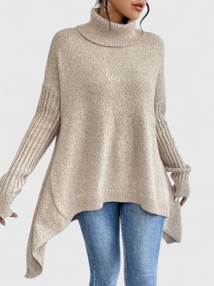 Women's Turtleneck Sweater – Soft Lightweight Knit Pullover Top