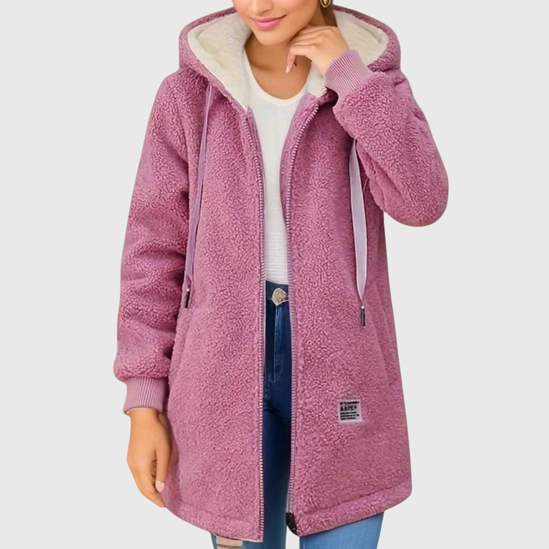 Women's Fleece Jacket – Hooded Soft Warm Breathable Jacket
