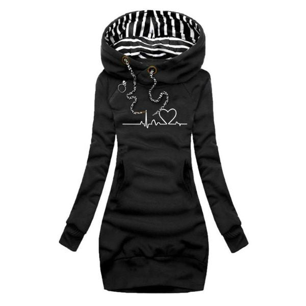 Women's Hoodie – Relaxed Fit Soft Hooded Sweatshirt Top