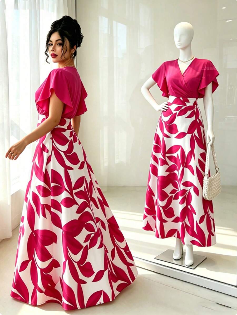 Isabella | Floral Wrap Maxi Dress