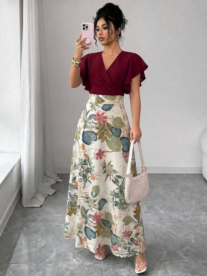 Isabella | Floral Wrap Maxi Dress