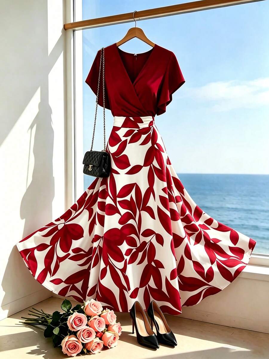 Isabella | Floral Wrap Maxi Dress
