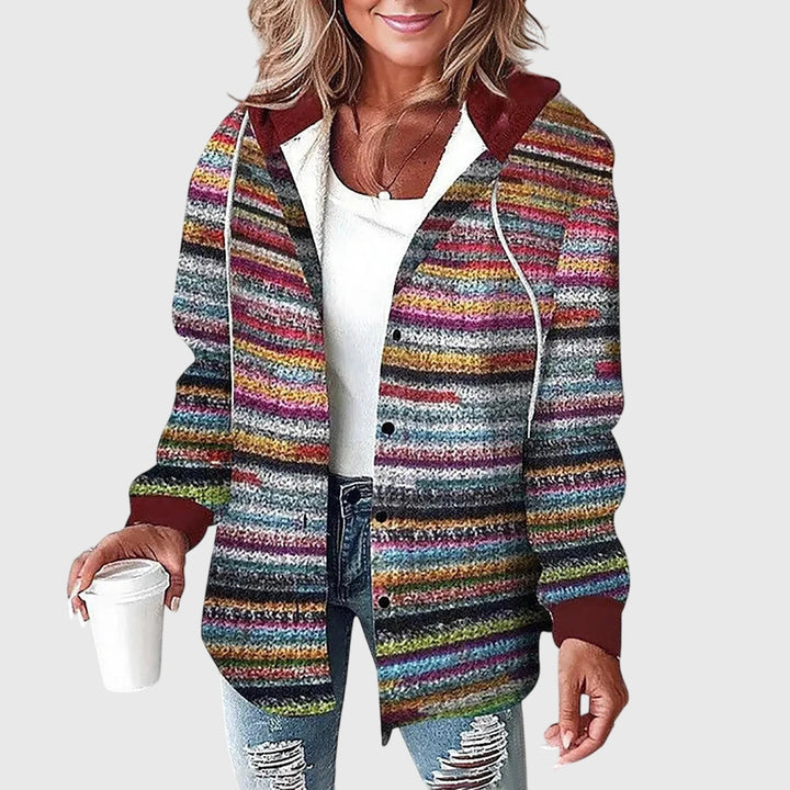 Women's Mesh Button-Up Jacket – Relaxed Fit Layering Shirt Jacket