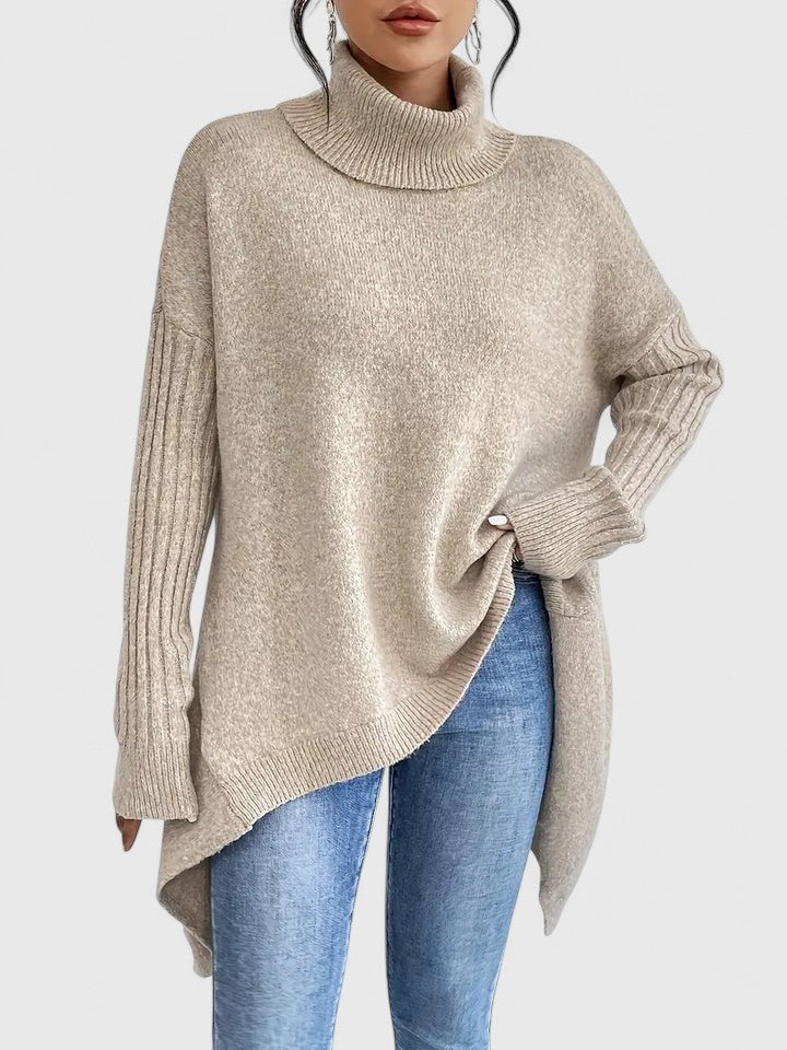 Women's Turtleneck Sweater – Soft Lightweight Knit Pullover Top