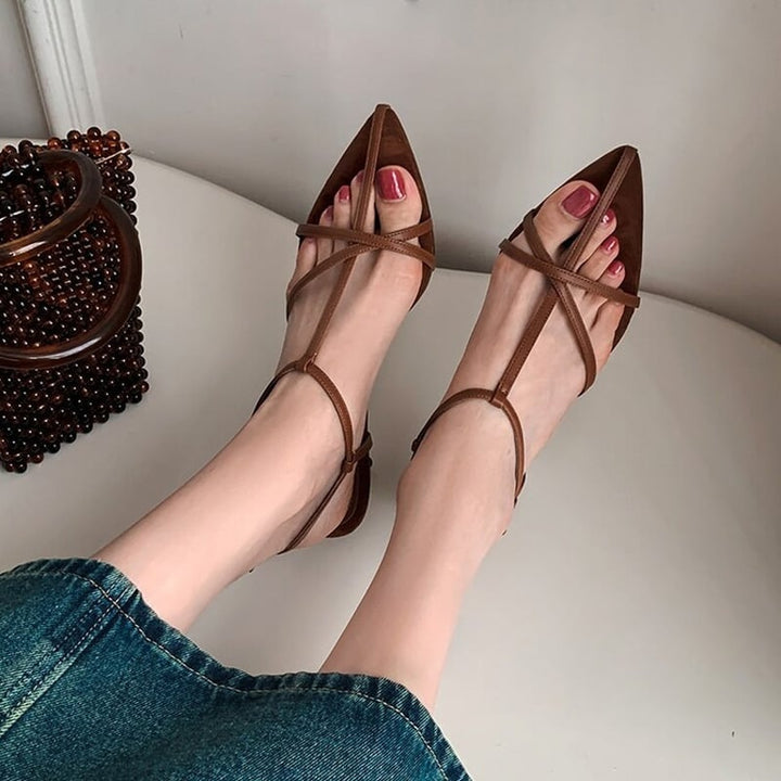Thara™| Elegant Strap Heels