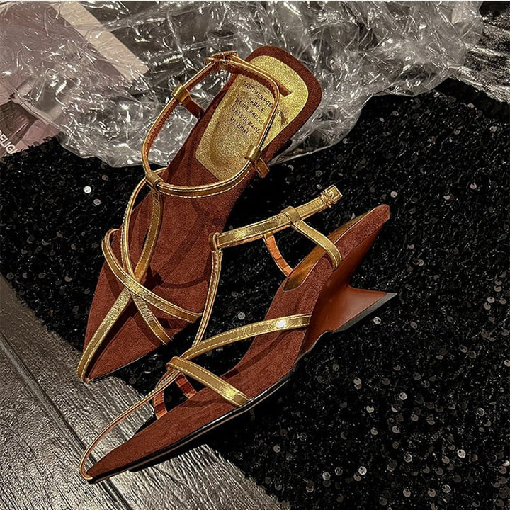 Liora™| T-Strap Sandals