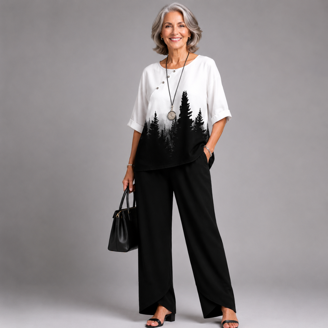 Lilou - Comfortable and Chic Shirt and Pants Set