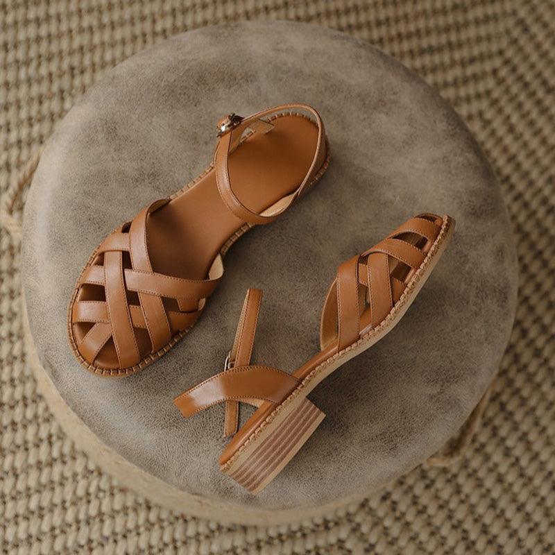 Mavis™| Woven Flat Sandals