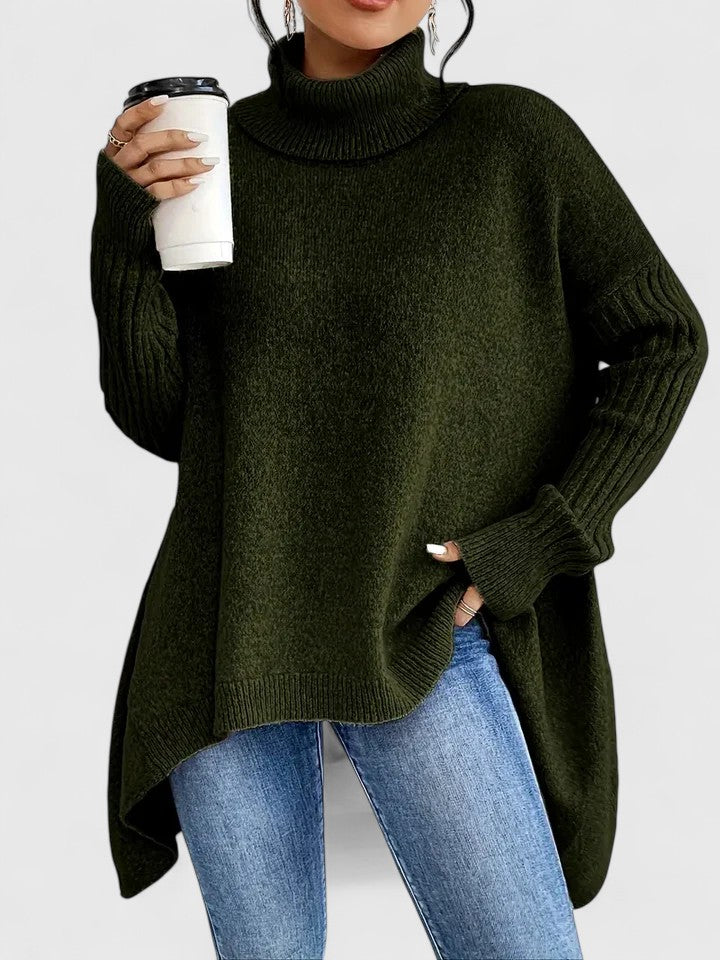 Women's Turtleneck Sweater – Soft Lightweight Knit Pullover Top