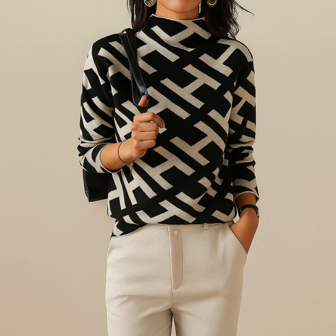 Women's Knit Sweater – Feminine Fit All Season Pullover Top