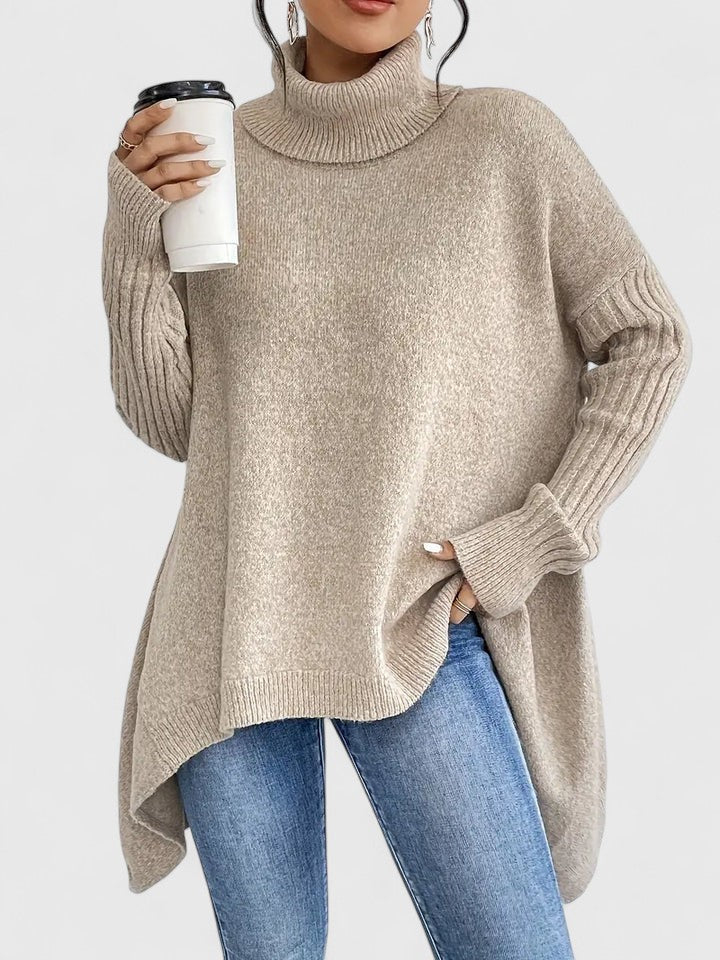 Women's Turtleneck Sweater – Soft Lightweight Knit Pullover Top