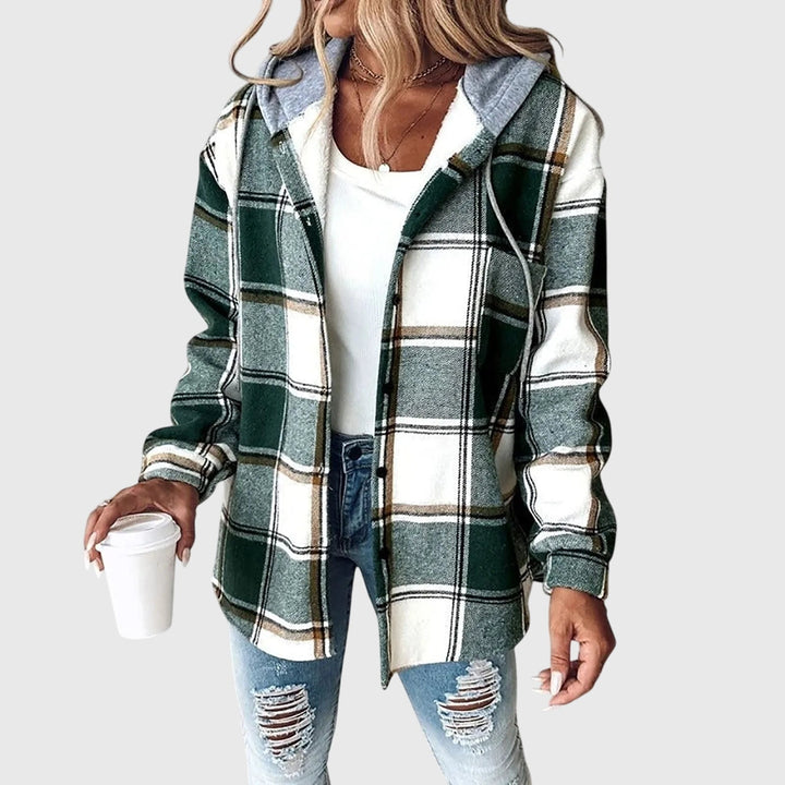 Women's Mesh Button-Up Jacket – Relaxed Fit Layering Shirt Jacket