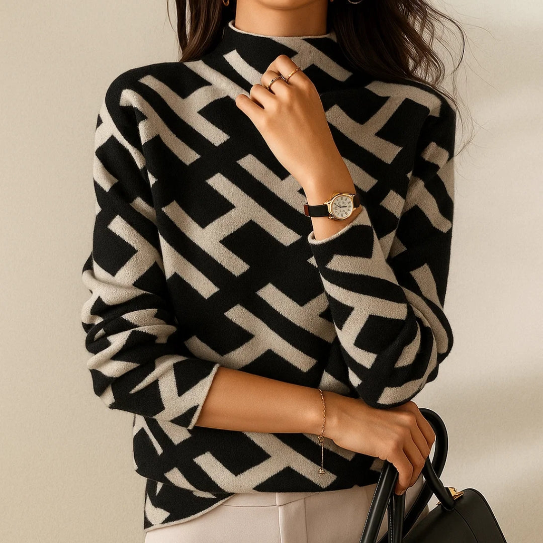 Women's Knit Sweater – Feminine Fit All Season Pullover Top