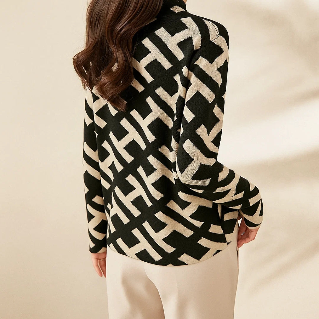 Women's Knit Sweater – Feminine Fit All Season Pullover Top