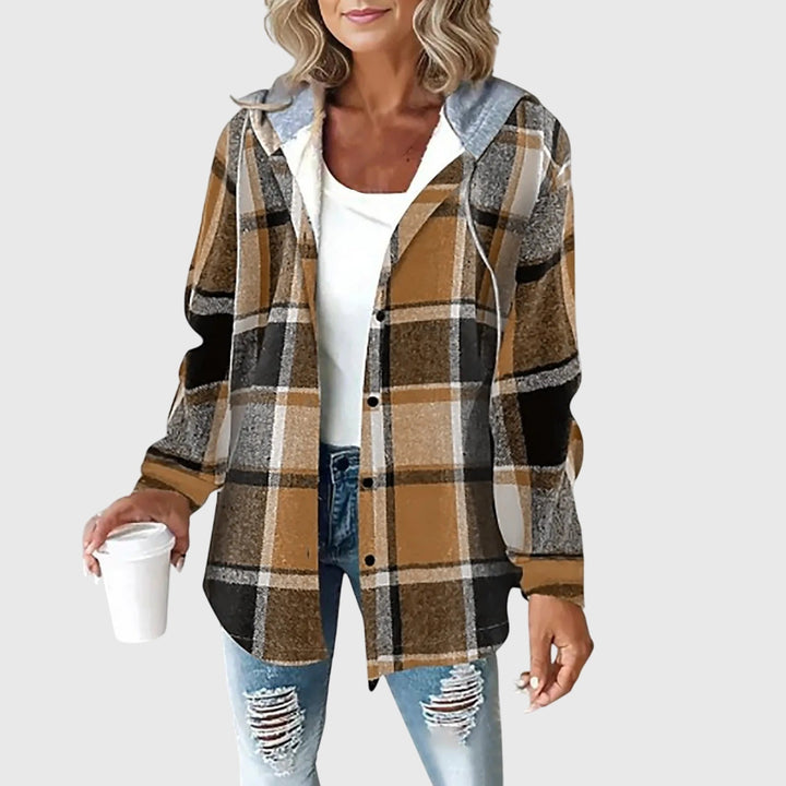 Women's Mesh Button-Up Jacket – Relaxed Fit Layering Shirt Jacket