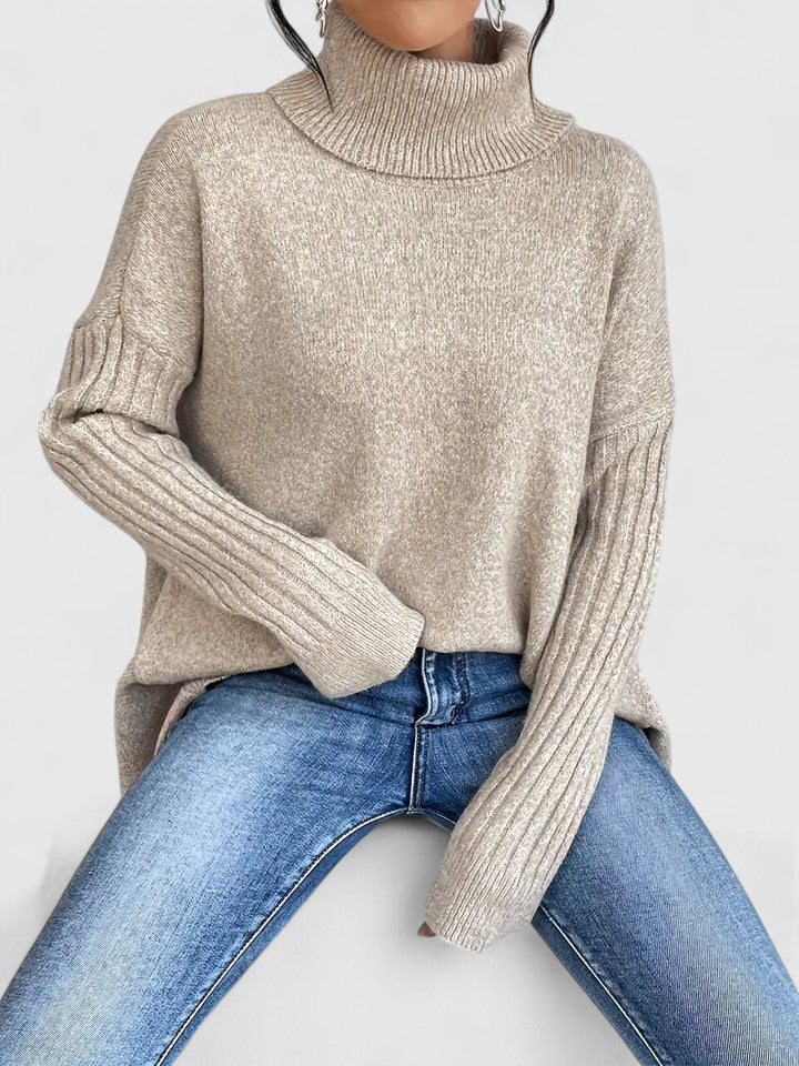 Women's Turtleneck Sweater – Soft Lightweight Knit Pullover Top