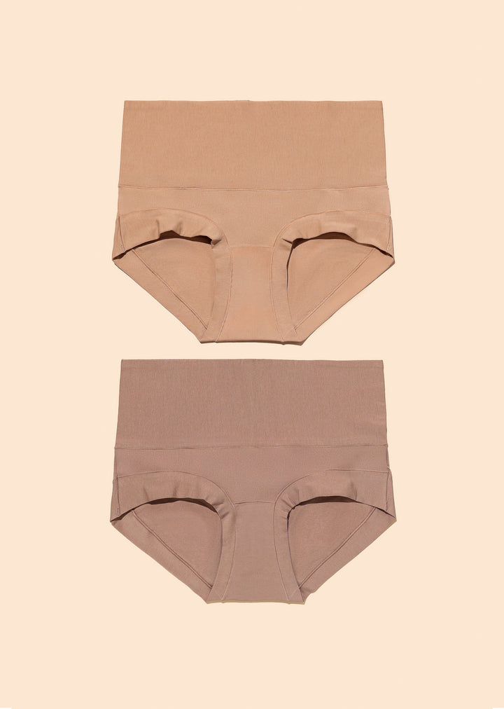 HIGH-RISE Softr Premium Cotton Underwear 2-Pack