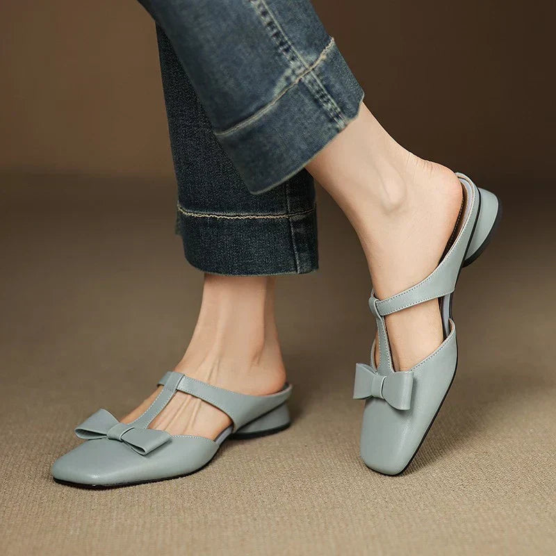 Lina™| Square Toe Slippers