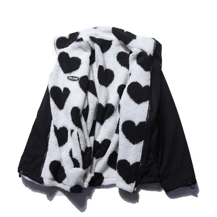 Women's Reversible Jacket – Lightly Insulated Two-Way Winter Coat
