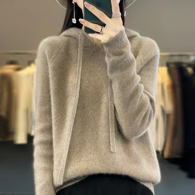 Women's Sweater – Soft Moisture-Wicking Knit Pullover for Layering