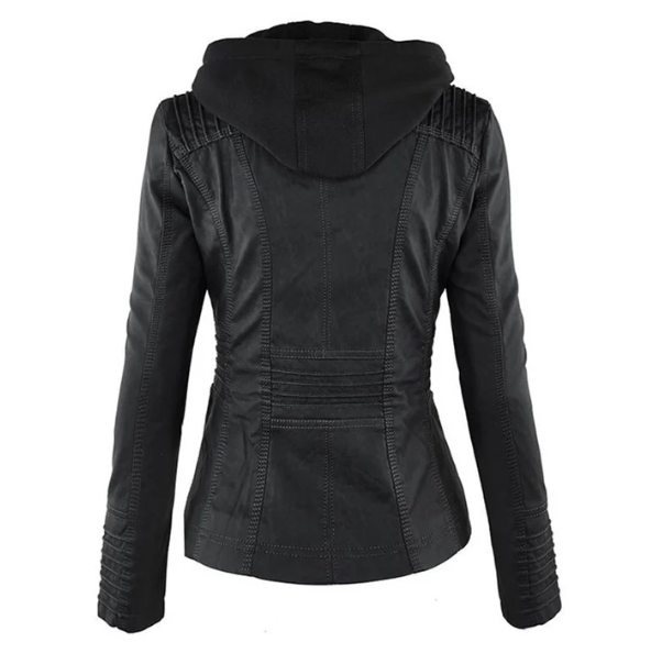 Women's Hooded Jacket – Urban Streetwear Zip Coat with Hood