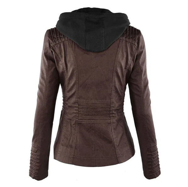 Women's Hooded Jacket – Urban Streetwear Zip Coat with Hood