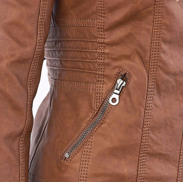 Women's Hooded Jacket – Urban Streetwear Zip Coat with Hood