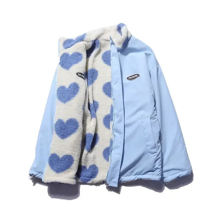 Women's Reversible Jacket – Lightly Insulated Two-Way Winter Coat