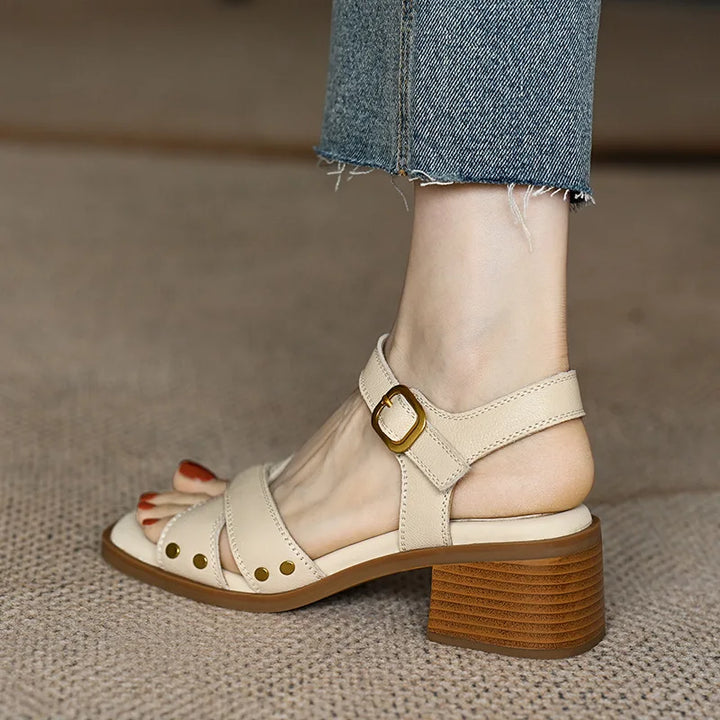 Fiorella™| Heeled Open Toe Shoes