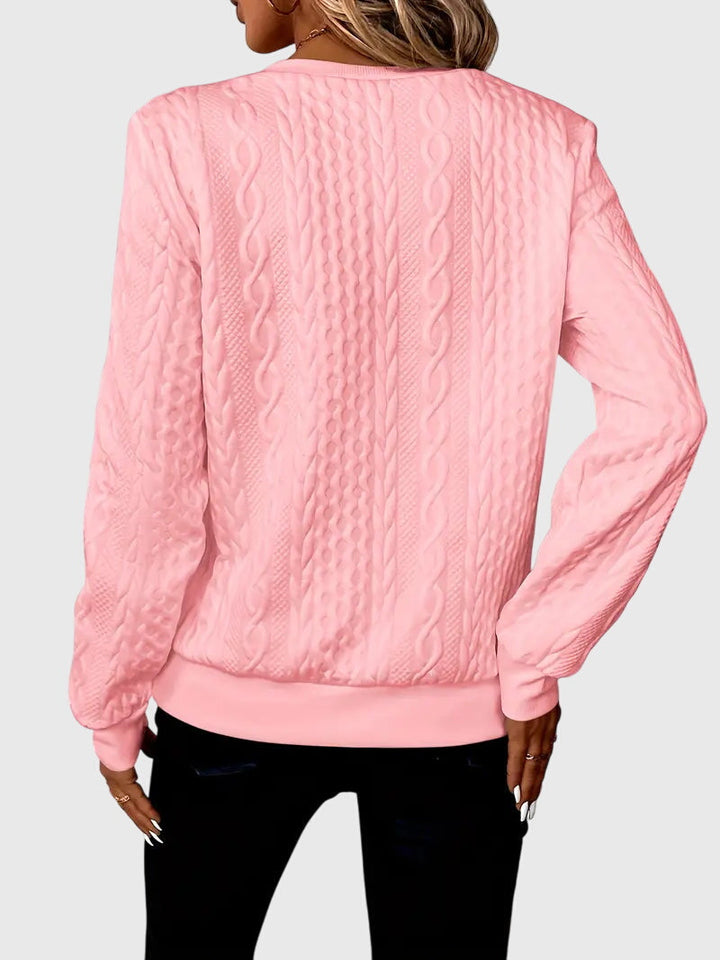Women's Zip-Up Sweater – Soft Knit Zip Detail Pullover Top