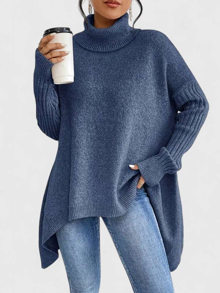 Women's Turtleneck Sweater – Soft Lightweight Knit Pullover Top
