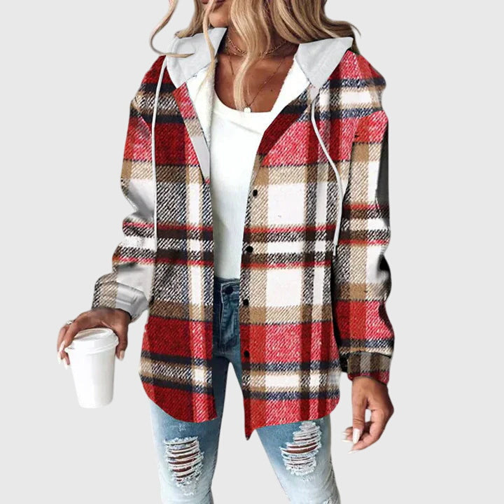 Women's Mesh Button-Up Jacket – Relaxed Fit Layering Shirt Jacket