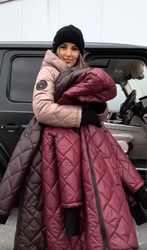 Women's Quilted Jacket – Lightweight Hooded Fitted Winter Coat