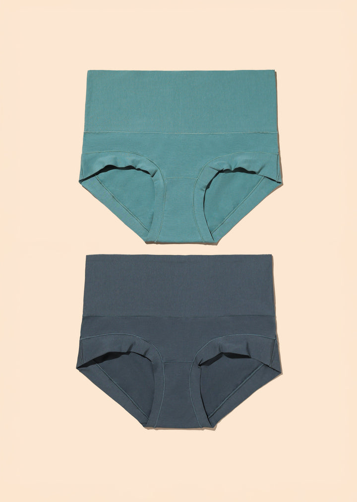 HIGH-RISE Softr Premium Cotton Underwear 2-Pack