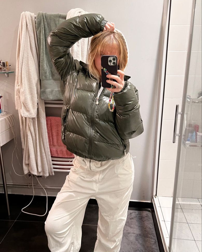 Women's Glossy Puffer Jacket – Shiny Insulated Warm Winter Coat