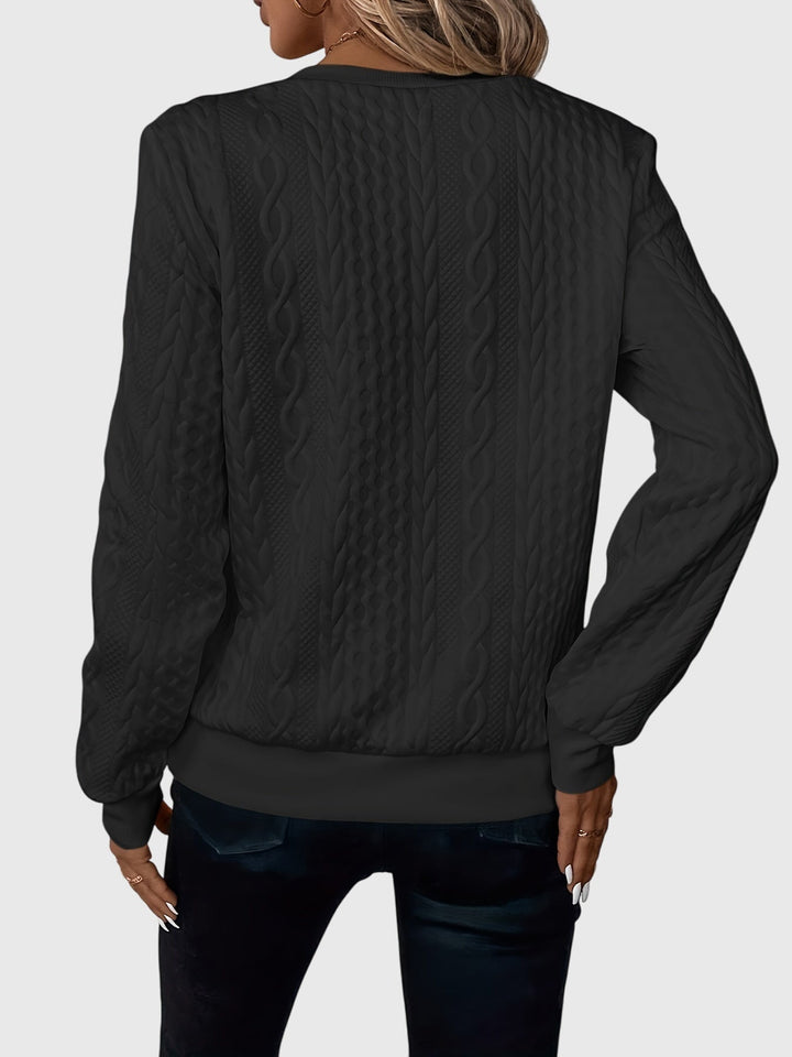 Women's Zip-Up Sweater – Soft Knit Zip Detail Pullover Top