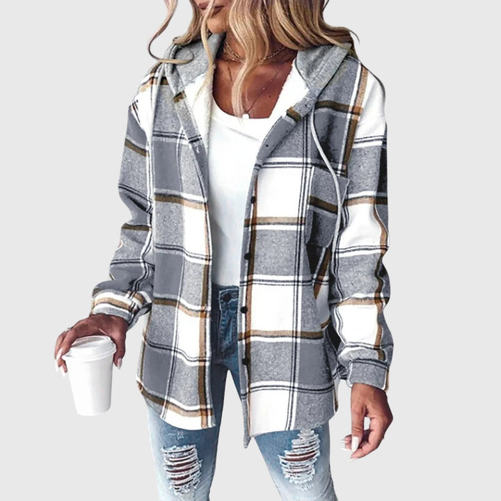 Women's Mesh Button-Up Jacket – Relaxed Fit Layering Shirt Jacket