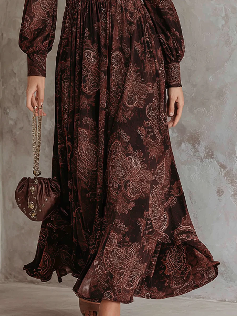 Waist Maxi Dress