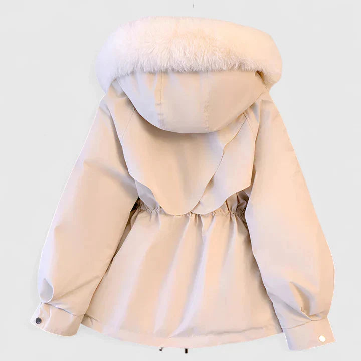 Women's Padded Winter Coat – Water-Resistant Windproof Hooded Jacket