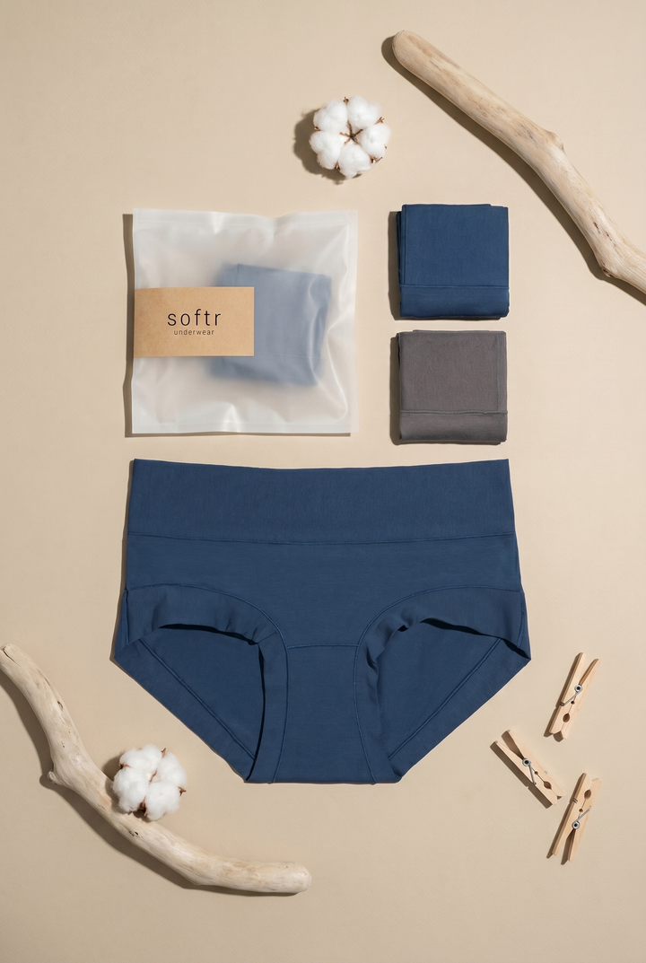 CLASSIC Softr Premium Cotton Underwear 2-Pack