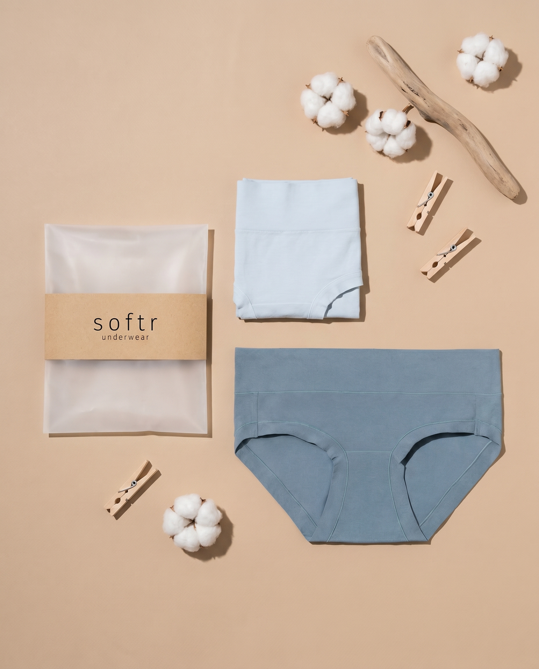 LIGHT Softr Premium Cotton Underwear 2-pack