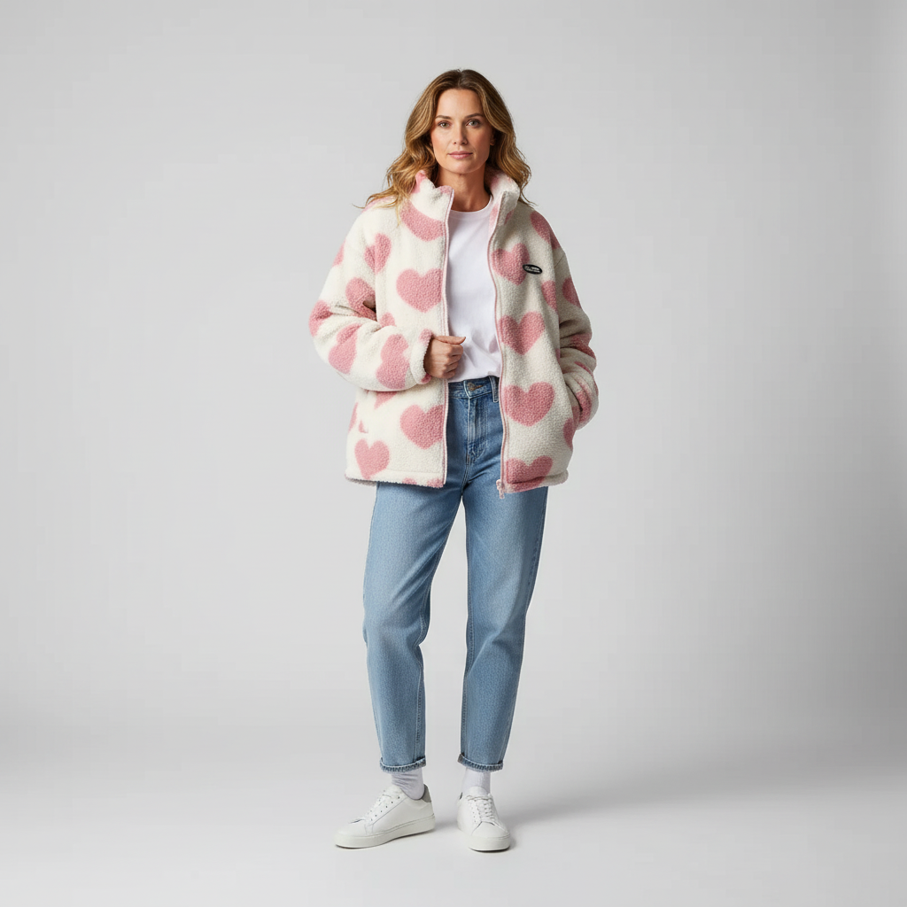 Women's Reversible Jacket – Lightly Insulated Two-Way Winter Coat